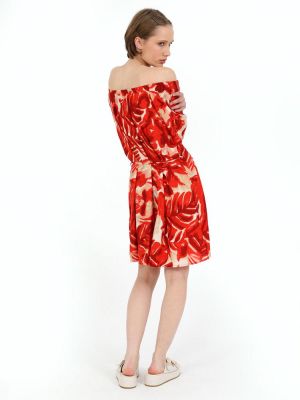 Φόρεμα κόκκινο DOCA 40462