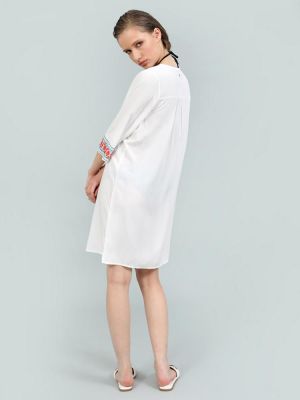 Φόρεμα άσπρο DOCA 40489