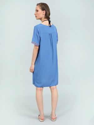 Φόρεμα μπλε DOCA 40491