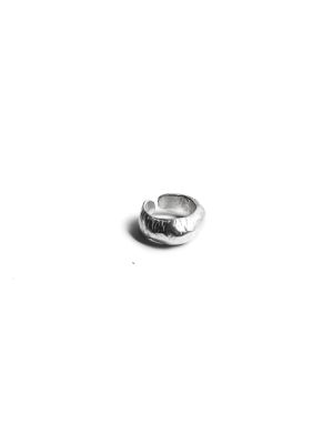 NA081 Bold texture pinky ring ασήμι 925 NASILIA
