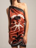 Amber one shoulder silky mini dress PEACE & CHAOS