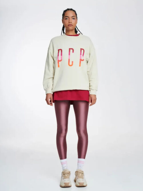 Jacqueline shiny leggings plum PCP CLOTHING