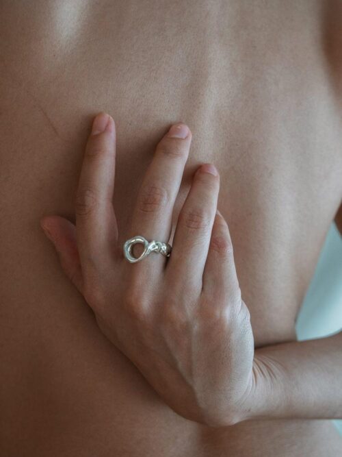 NA186 Round ring ασήμι 925 NASILIA