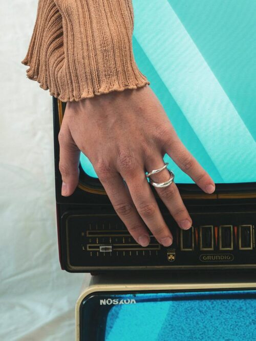 NA205 Clam ring ασήμι 925 NASILIA