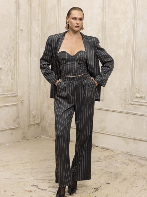Pinstripe pants grey CIEL CONCEPT