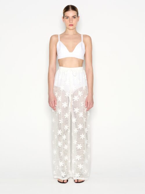 Margarita white trousers NADIA RAPTI