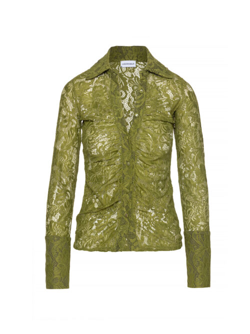 Ellora olive lace shirt MIX & MATCH