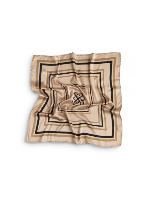 Scarf beige logo MIX & MATCH