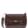 Τσάντα ώμου καφέ DOCA 22641