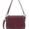 Τσάντα ώμου μπορντώ DOCA 22649