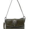 Τσάντα χιαστί χακί DOCA 23029