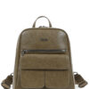 Τσάντα πλάτης χακί DOCA 23045