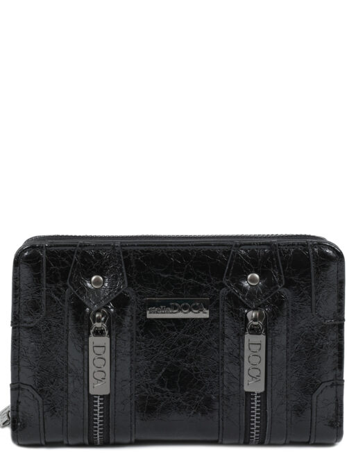 Πορτοφόλι μαύρο DOCA 67570