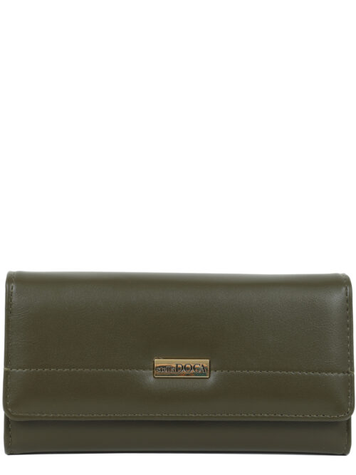 Πορτοφόλι πράσινο DOCA 67587