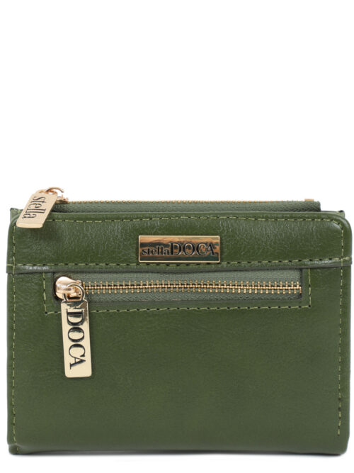 Πορτοφόλι πράσινο DOCA 67591