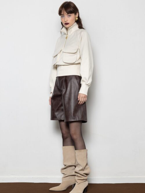 Cactus brown bermuda MALLORY