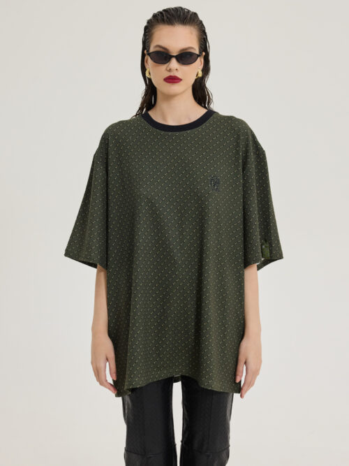 Cheetah all over tie t-shirt HEMITHEA