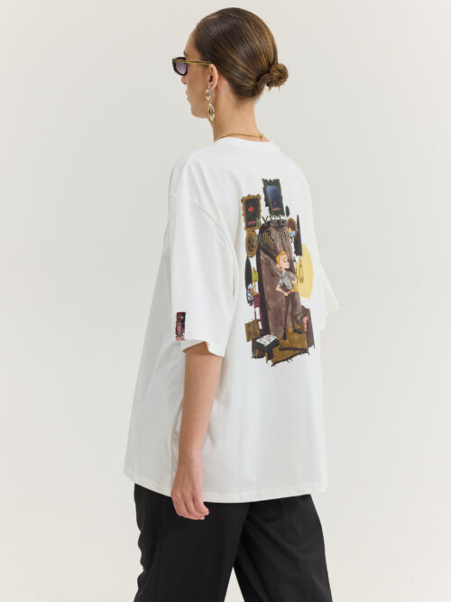 Cheetah rose stories t-shirt HEMITHEA