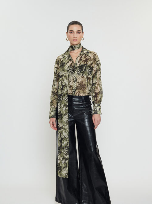 Mila olive snake shirt MIX & MATCH