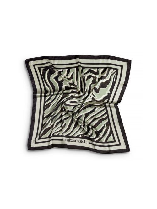 Scarf olive zebra MIX & MATCH