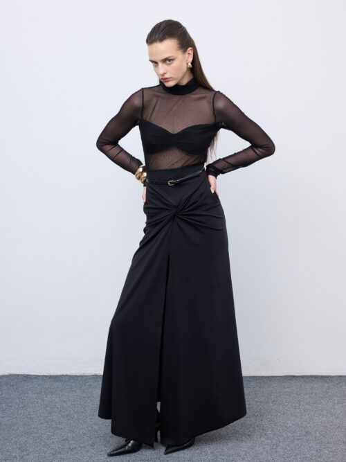 Black mesh bodysuit CIEL CONCEPT