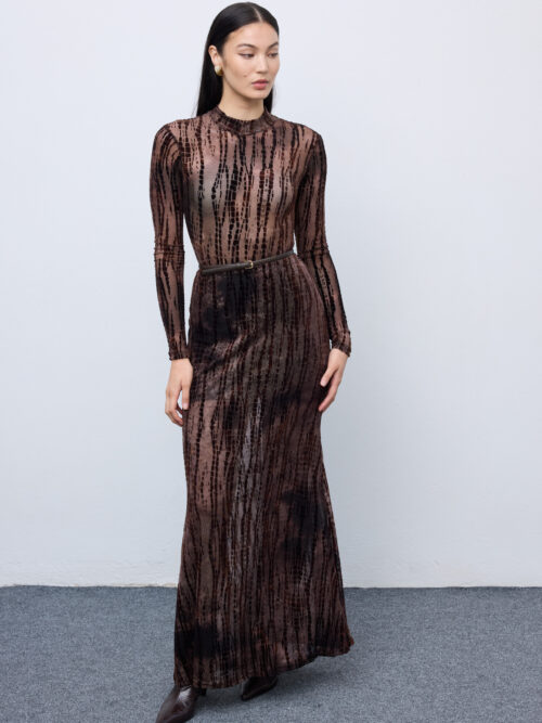 Second skin mesh mermaid skirt CIEL CONCEPT