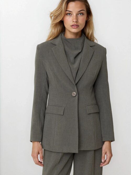 Signature jacket grey FW25.W25.15 CKONTOVA