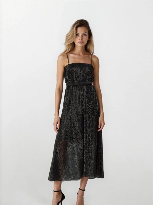 Sequin dress black FW25.W58.00 CKONTOVA