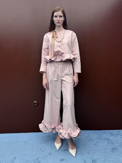 Pants pink PF25-110 MILKWHITE