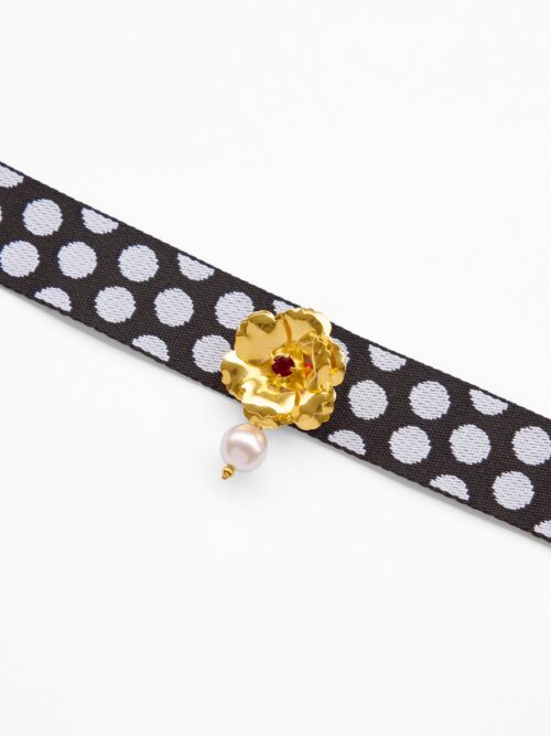 Edelweiss choker 24k gold plated KALEIDO