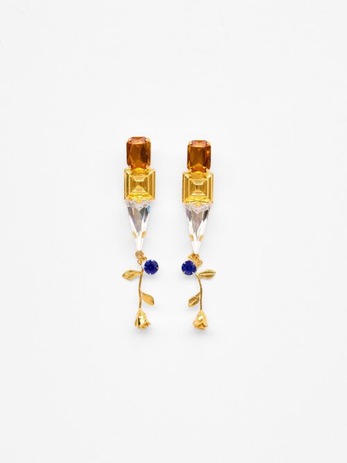 Maryanne earrings 24k gold plated KALEIDO