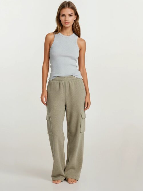 Pants grey MLW PF25-311 MILKWHITE