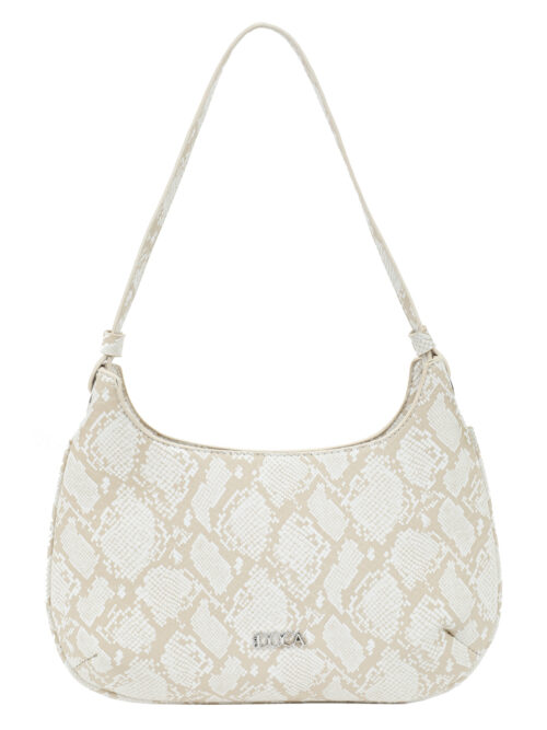 Τσάντα ώμου μπεζ DOCA 23132