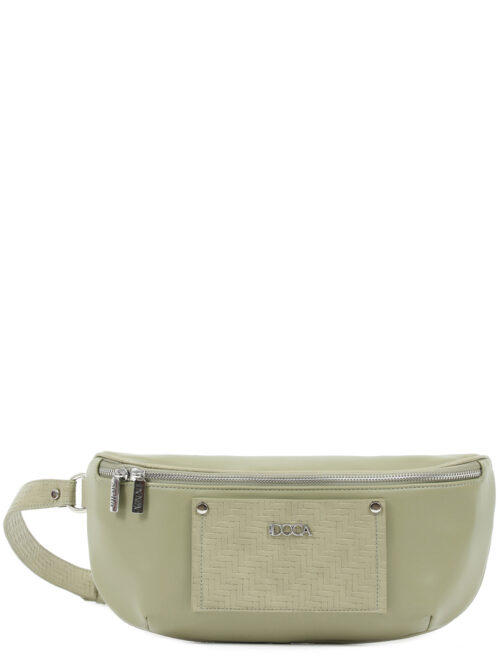 Τσάντα μέσης πράσινη DOCA 23248