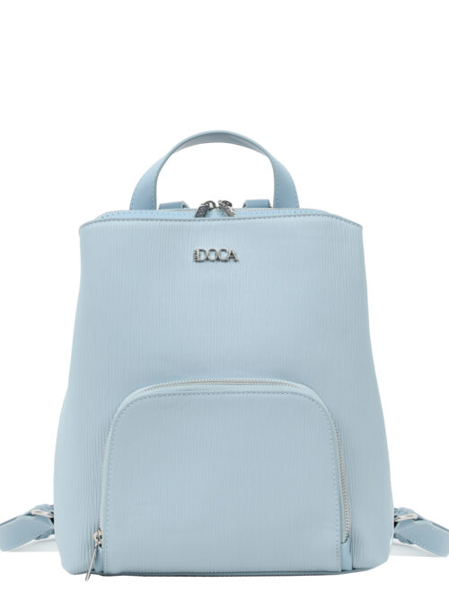 Τσάντα πλάτης γαλάζια DOCA 23527