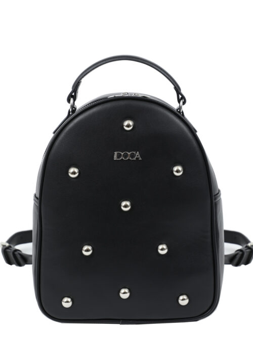 Τσάντα πλάτης μαύρη DOCA 23613