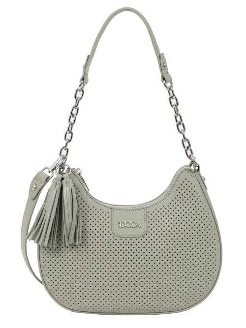 Τσάντα ώμου χακί DOCA 23636