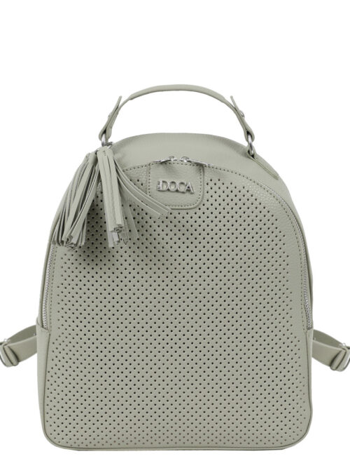 Τσάντα πλάτης χακί DOCA 23639