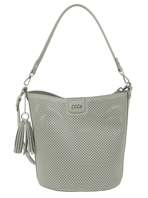 Τσάντα ώμου χακί DOCA 23642