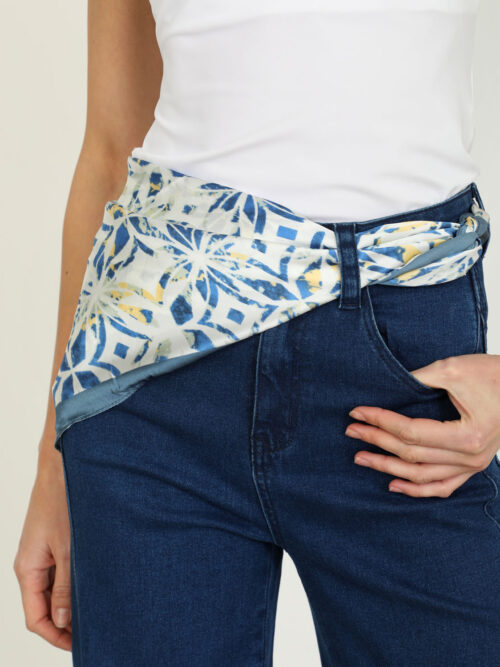 Φουλάρι μπλε DOCA 29392