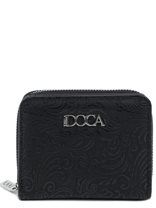 Πορτοφόλι μαύρο DOCA 67661
