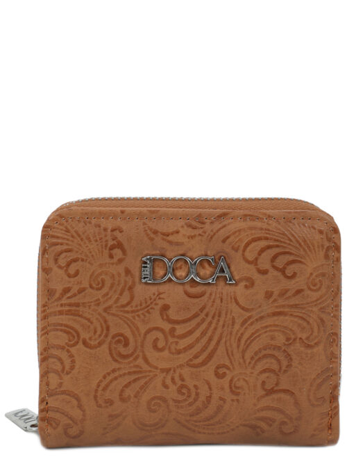 Πορτοφόλι καφέ DOCA 67662