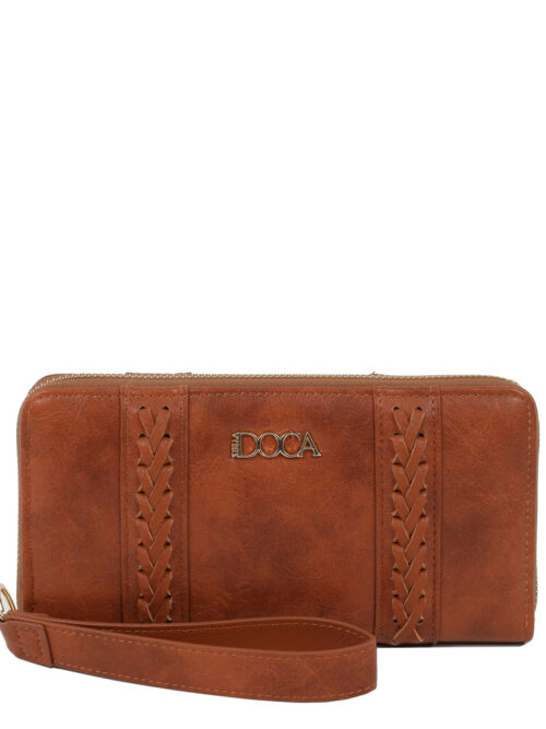 Πορτοφόλι καφέ DOCA 67673