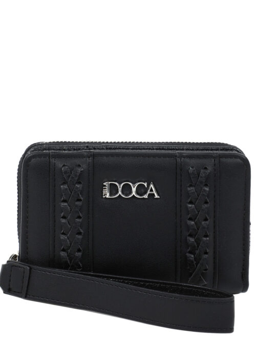 Πορτοφόλι μαύρο DOCA 67675