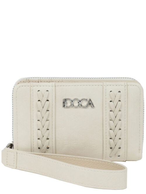 Πορτοφόλι μπεζ DOCA 67677