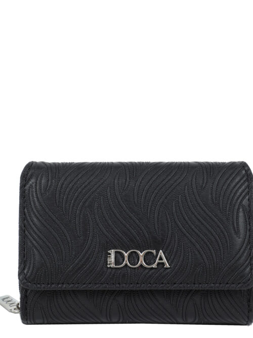 Πορτοφόλι μαύρο DOCA 67710