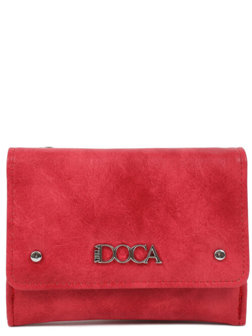 Πορτοφόλι κόκκινο DOCA 67746