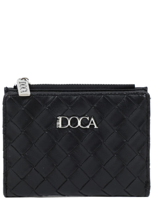 Πορτοφόλι μαύρο DOCA 67792