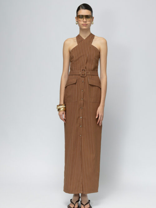 Tropic prive brown dress MALLORY