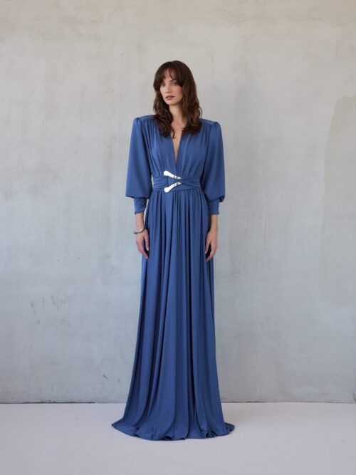 Carla dusty blue dress MIX & MATCH